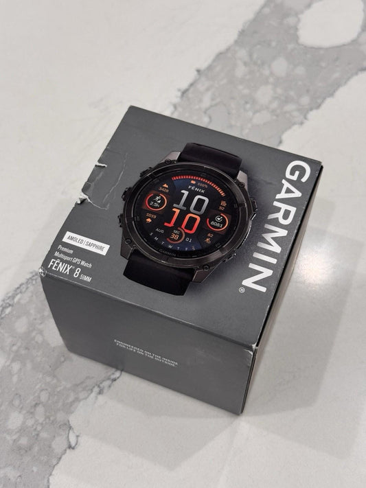 Garmin fenix 8 AMOLED Sapphire 51mm Smartwatch (Carbon Gray) Premium Multisport