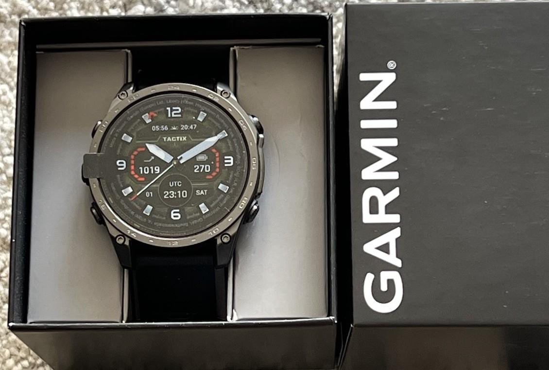 Garmin Tactix 8 Smartwatch Amoled Ballistics Ultralight Solver 47mm 010-03405-00
