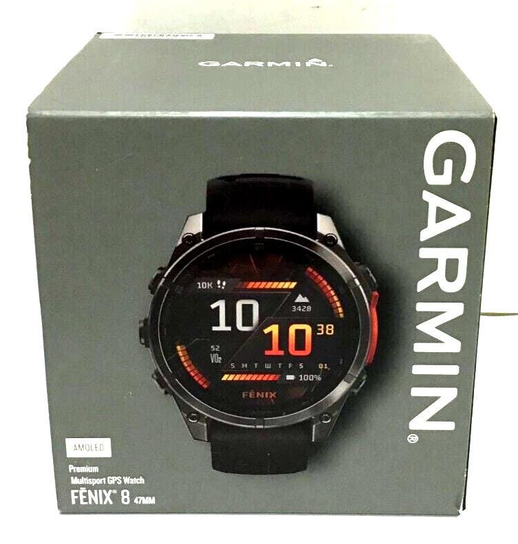 Garmin Fenix 8 AMOLED 47mm Multisport GPS Smartwatch (MA3)